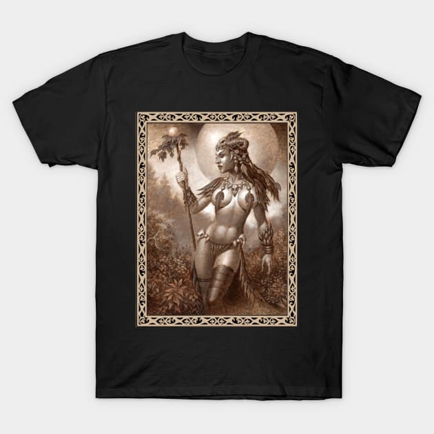 Goddess of Nature T-Shirt by Paul_Abrams